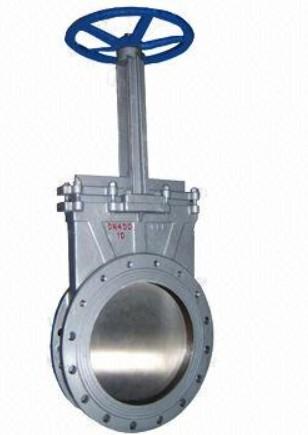 Manual Knife Cast Gate Valve , Forged Steel Gate Valve Beveled Knife Edge