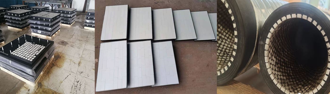 Misaligned Design Alumina Ceramic Pipe Ceramic Lined Pipe Elbows