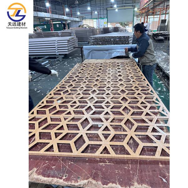 Ornament Solid Aluminum Curtain Wall Seamless Aluminium Ceiling Panel Anti Bacterial