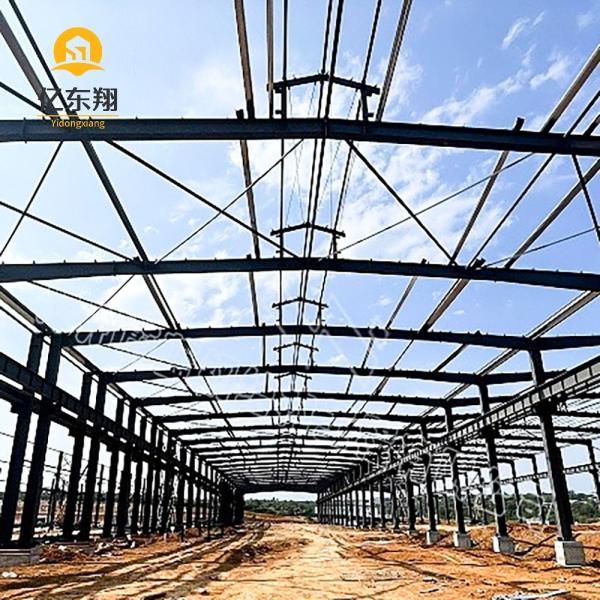 Prefab Steel Warehouse with Q235B Q355B Material Fast Installation