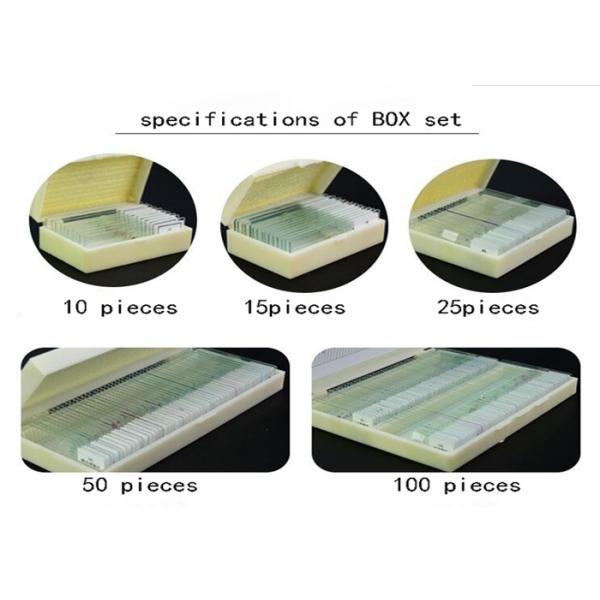 Glass Medical Education 60pcs Microscope Tissue Slides For College