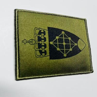 Glossy or Matte Finish Garment Patches Rectangular Customized Logo Durable