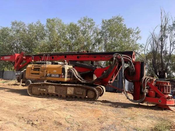 ISUZU 6HK1 Used Shacman Rig Machine maximum borehole diameter 1.8m