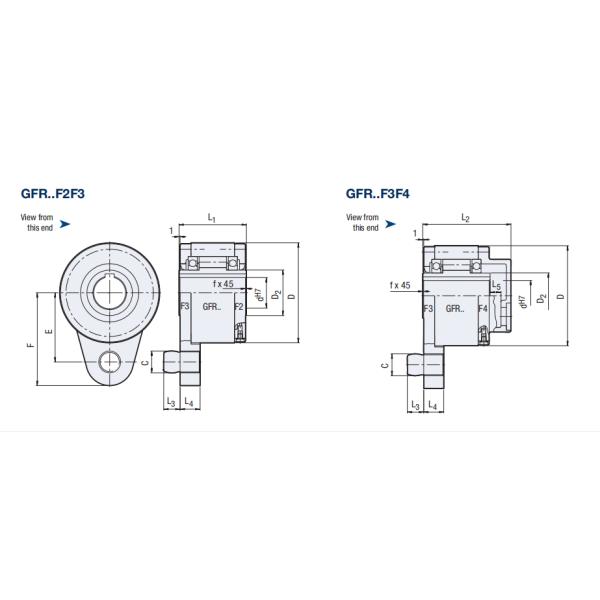 Ролик GFR 50 GFR 90 Freewheel подшипник Backstop муфты