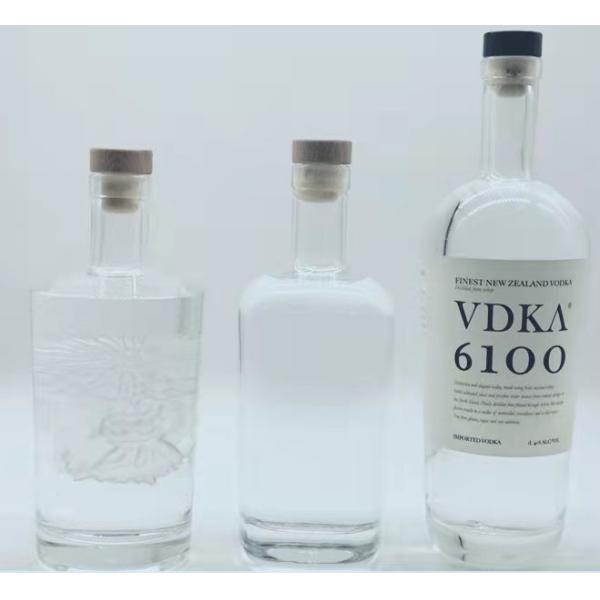 Impression d'écran de relief par bouteille vide de vodka de 1000ML 1750ML 3000ML