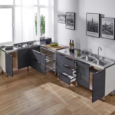 Armários de cozinha integrais integrados do hotel do conjunto multifuncionais