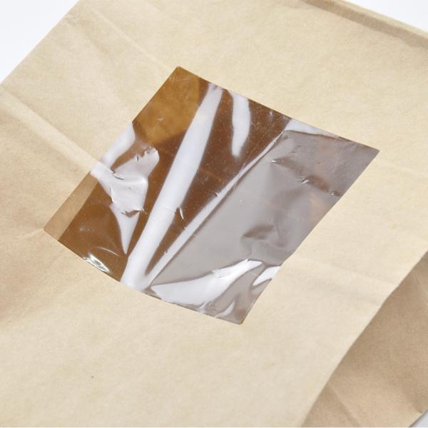 Food Grade Printed Paper Bags / Kraft Paper Bag Recycled Brown Color For Takeout