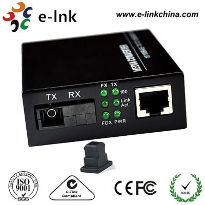 Modo 20km distância do conversor dos meios dos ethernet da fibra de Mc101xl/Mc102xl único, SC BIDI
