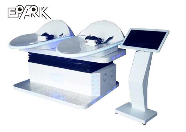 2.5KW 9D VR Simulator Virtual Reality Simulation Rides Game Machine Double Player Grass Skiing Vibrator