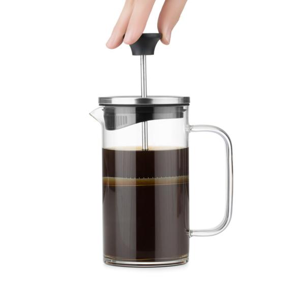 Commercial Mouth Blown Hand Drip Coffee Kettle Pourover Coffee Maker Borosilicate Glass