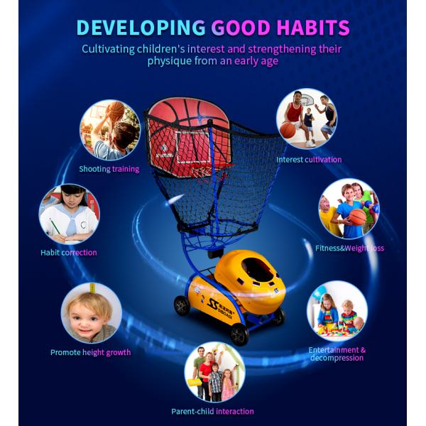 Máquina de alimentação do basquetebol das crianças de SIBOASI 6809A