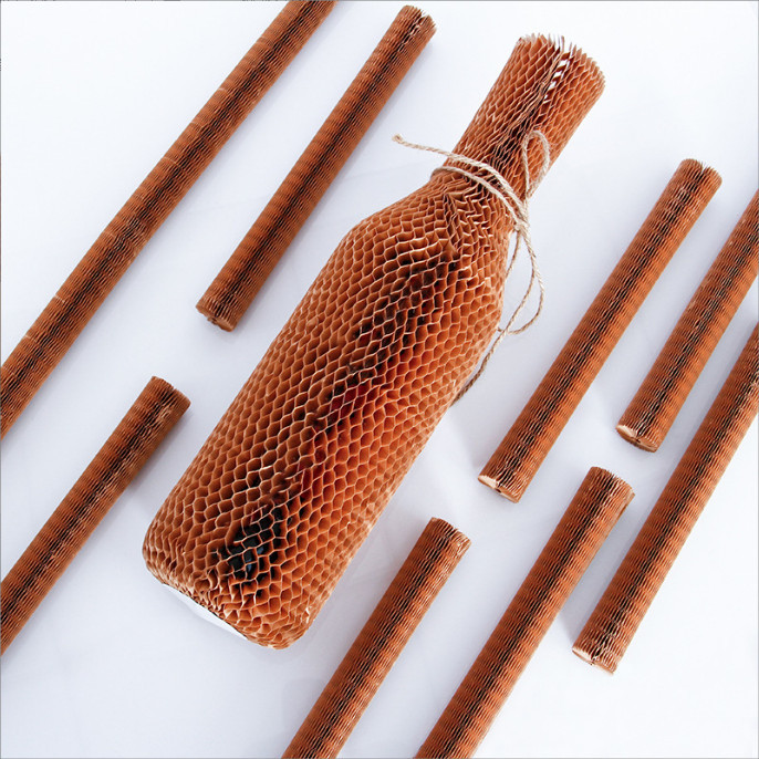 Recyclable изготовленный на заказ снабженный подкладкой рукав упаковки Kraft обруча сота бумажный бумажный