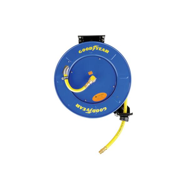 Goodyear Hose Reel Auto Lock and Slow Retractable 1/2inch x 20m SBR Rubber Hose
