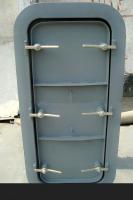 Hoja modificada para requisitos particulares puertas herméticas marinas de la chamusquina de las puertas del grueso de 6/8 milímetro