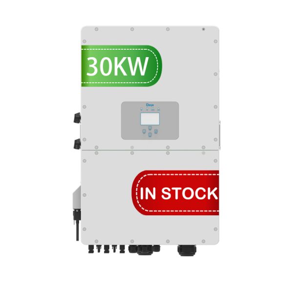 Fast Shipping Deye 30KW 40KW Three Phase Hybrid Inverter SUN-30K-SG01HP3-EU-BM3 High Voltage Solar Battery Use