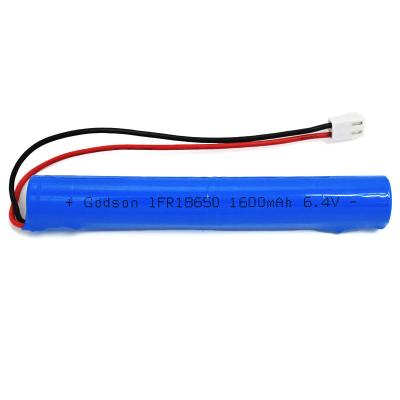 Substituição recarregável 6.4V 1600mAh LiFePO4 da bateria do sinal da saída