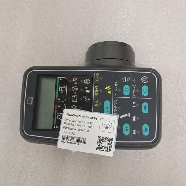 Excavator Electrical Parts Monitor 7834-77-7001 7834-71-6000 7834-71-6001 7834-71-6102 For PC340 PC380