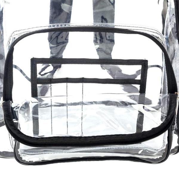 Customized Heavy Duty Transparent PVC School Backpack Bag for Transparent School Bag