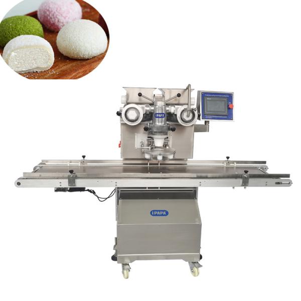 P180 Automatic Mochi Ice Cream Maker Ball Forming Automatic Encrusting Machine 60-99pcs/min