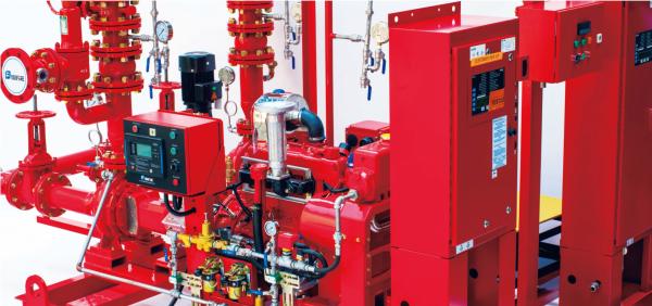 UL FM NFPA20 End Suction Pump , Diesel Engine NMFire Fire Pump Fire Fighting Water Pump Fire Fighting System