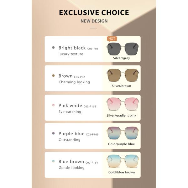 женщины 144mm поляризовывали солнечные очки, солнечные очки оправы металла приковывают ноги зеркала