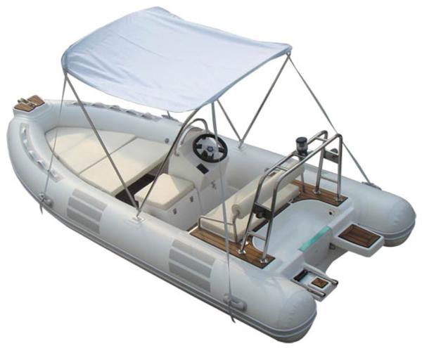 Lightweight Rib Inflatable Boat , Inflatable Tender Boats With UV Resistant Cushion