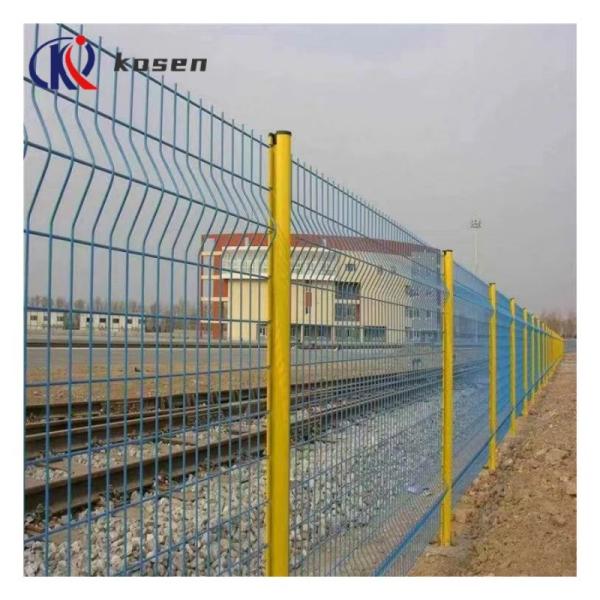 Metal Type Steel 3D Curvy Welded Wire Mesh Fence with Hot Dipped Galvanized Protection