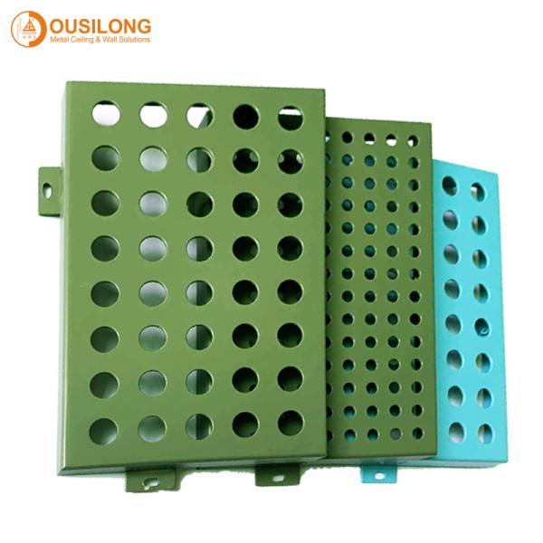 300 x 300 Metal Perforated Ceiling Acoustic Suspended Ceiling Tiles Plate With Roll Coating