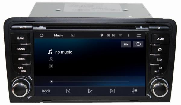 Ouchuangbo Auto DVD Multimedia Stereo Audi A3 2003-2011 2003-2011 Android 4.4 3G Wifi Blue