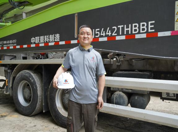 47m Truck Mounted Concrete Pump Used Refurbish ZLJ5336THB 47X-5RZ