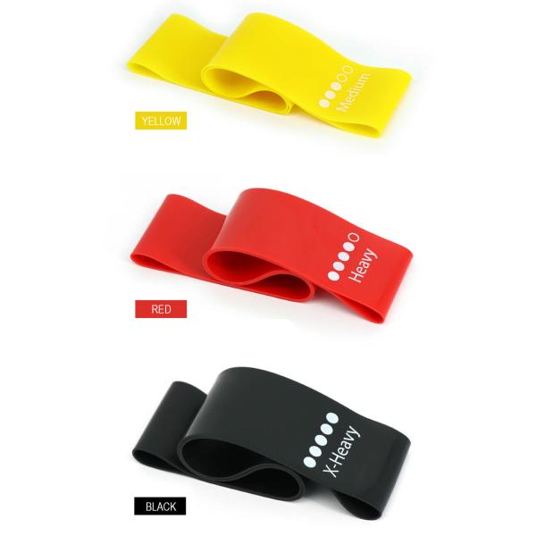 Круглые резинкы Унисекс фитнеса, диапазоны сопротивления йоги для формировать тела