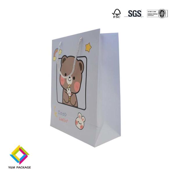 Paper Gift Bag Kids Children Gift Bags Cute Printing For Birthday Favors Chocolate Toys