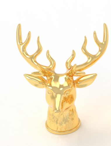Hot-End Deer Shaped Zamak Perfume Caps Zinc New Design Mould Perfume Set