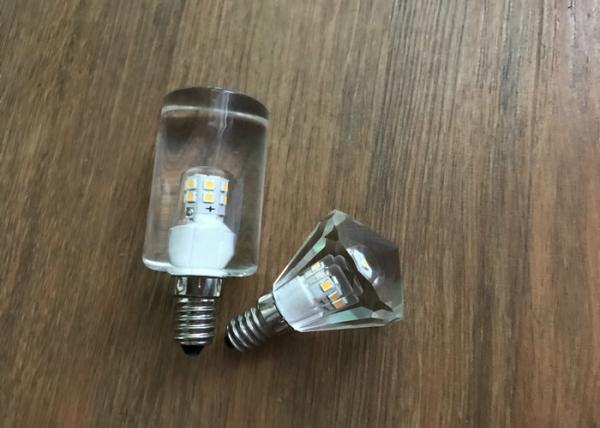 220v Ac Dimmable Crystal Led Candle Bulbs 450lm 2700k 330 Degree Beam Angle