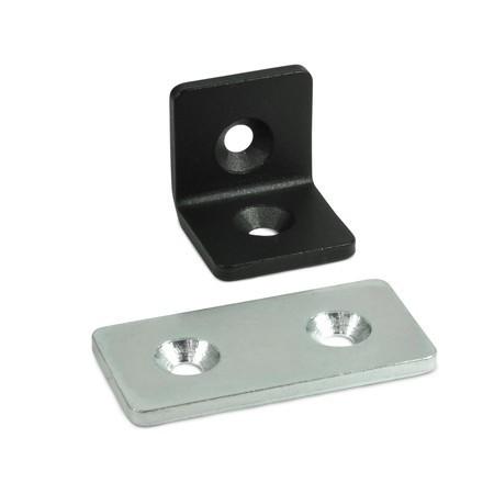 Conector de madeira, suportes metálicos para madeira, alumínio e cobre, partes metálicas de chapa de aço carbono
