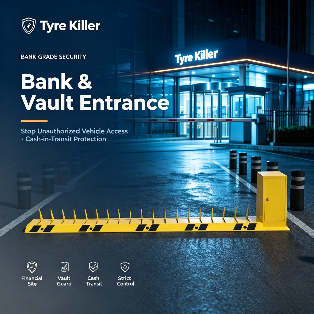 Versatile Roadside Tyre Puncture System Capable of Handling Various Tyre Sizes Optimized for Commercial Fleet Operations