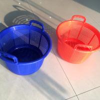 Cesta de camarón de plástico malla de almacenamiento Cesta de pescado versátil