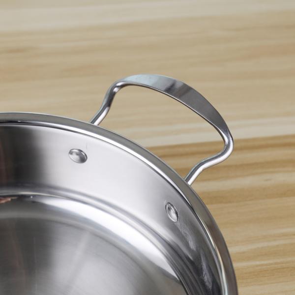 Двойная нержавеющая сталь баков 24cm супа кухни ручки со стеклянной крышкой
