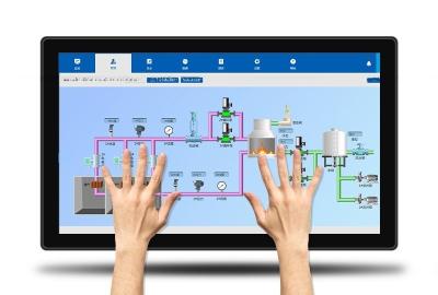 Embedded 13.3 Inch Industrial Multi Touch Panel Computer Windows 10