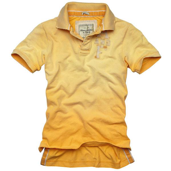 Wide Collar Men's Summer Polo Shirts , 100% Heavy Washed Cotton Polo Collar T Shirt