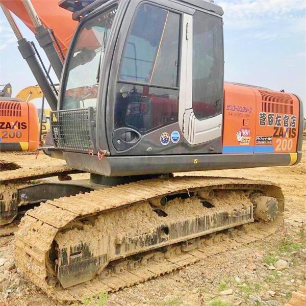 Japan Original Used Hitachi ZX200-3 Crawler Excavator With Crawler Chain Moving Type