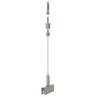 Kit de suspension de fil avec ancrage en spirale Panneaux de plafond suspendus acoustiques