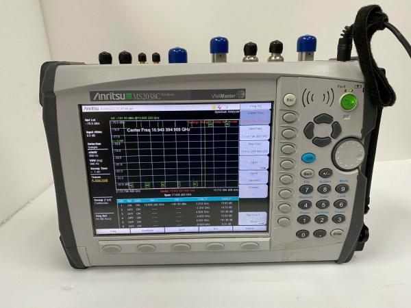 Anritsu MS2038C Handheld VNA & Spectrum Analyzer VNA 5 kHz–20 GHz