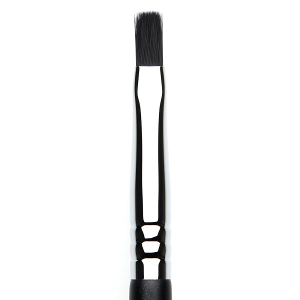 Flat Edge Firm Tightline Eyeliner Brush Antimicrobial Synthetic Hair