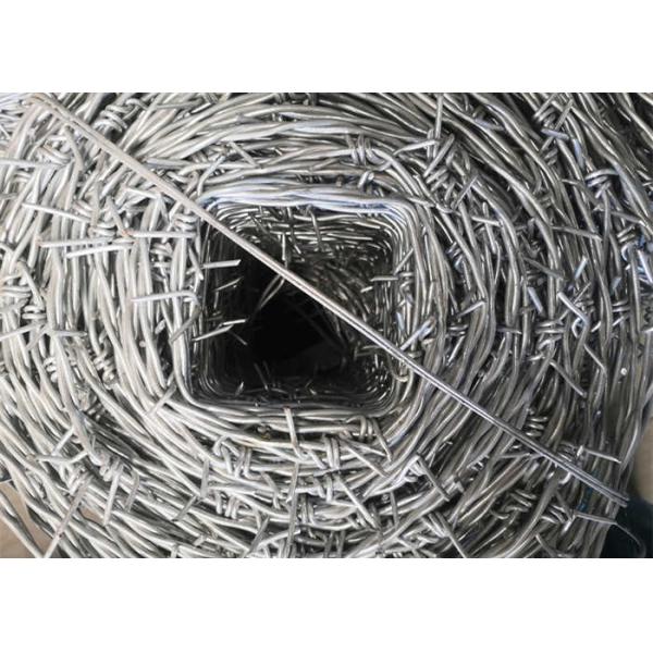 12x14 12 Gauge Barbed Wire Coil Bright White Barbed Wire Bunnings