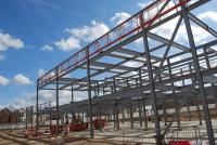 Metal Industrial Lightweight Steel Frame Construction Buildings Prefabricated Warehouse