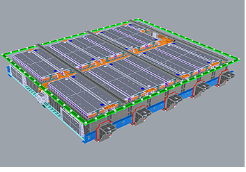 Блок батарей 500v 200AH 100kwh 80kwh HV лития AGV Ev порта CTS