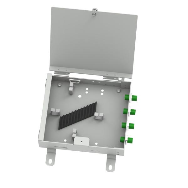 FC APC Type 4 Cores Terminal Box Best Fiber Optic Distribution Box for FTTX in Network