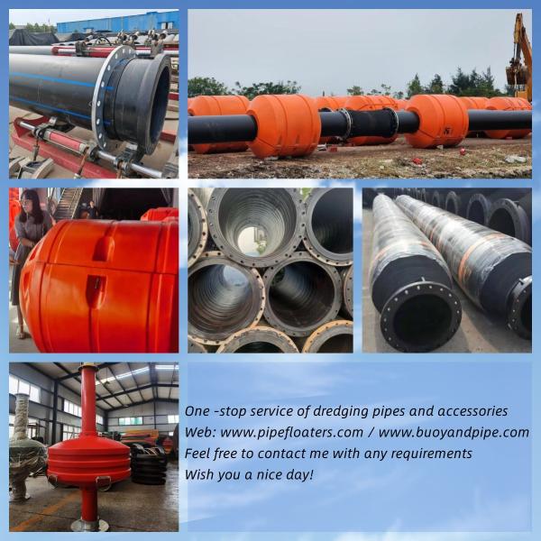 Специализированные плавучие трубы из HDPE с хорошей гибкостью, устойчивостью к ультрафиолету > 400% удлинения при разрыве