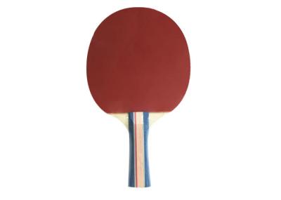 Raquetes de tênis de mesa do álamo com punho da cor e a esponja alaranjada para o jogador do divertimento